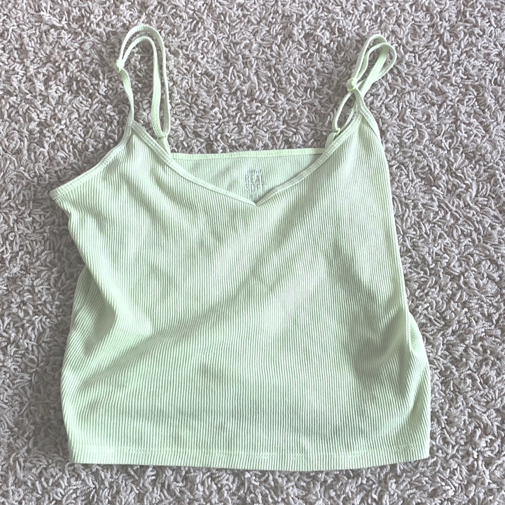 AERIE Lime green crop top!